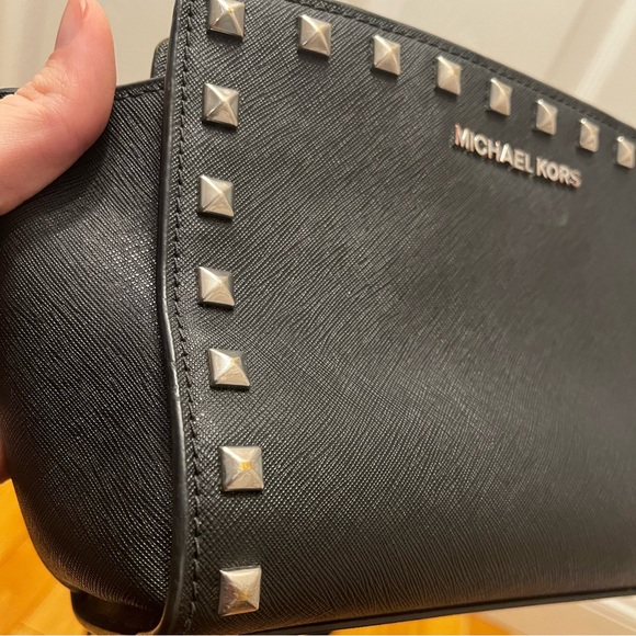 Michael Kors Leather Studded Purse - Picture 3 of 13
